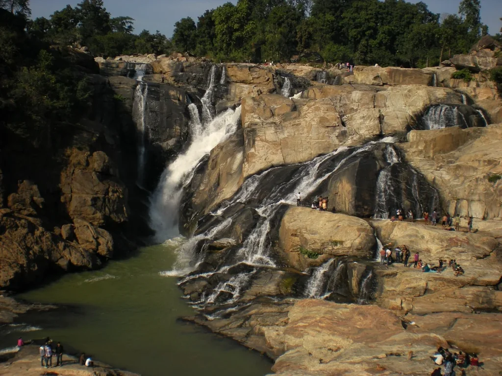 Dassam Falls crashing 44 m on the Kanchi River near Ranchi