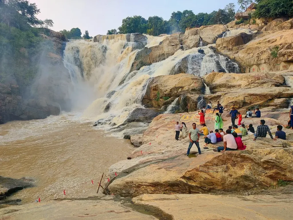Dassam Falls crashing 44 m on the Kanchi River near Ranchi